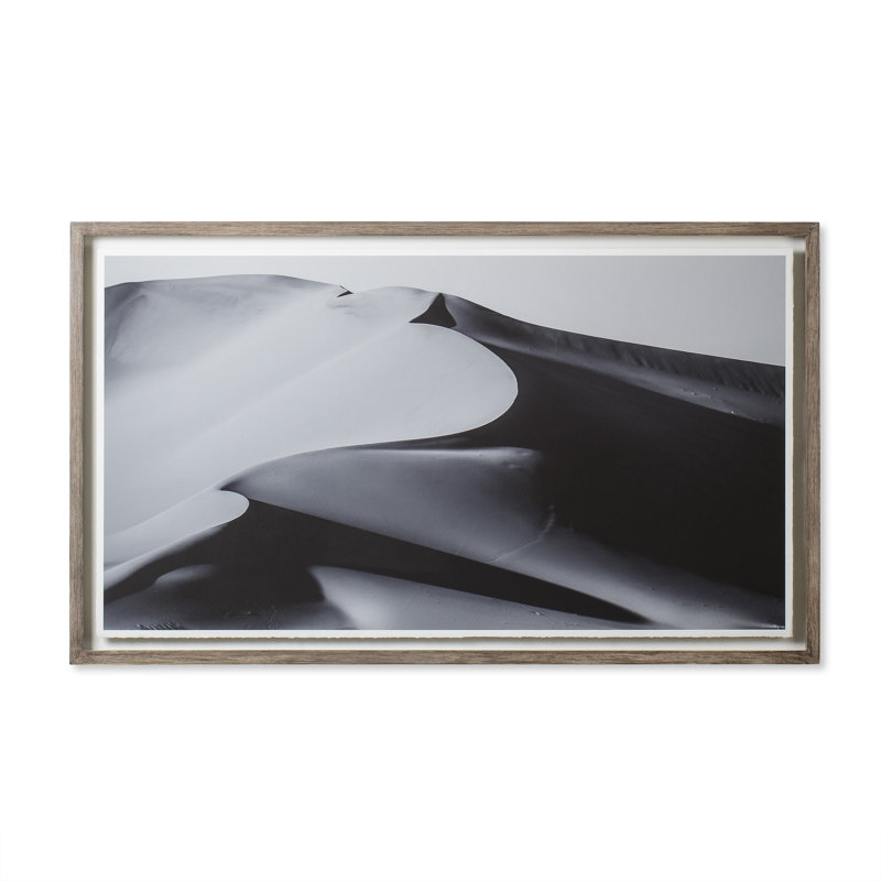 Black/Gray Dune Print