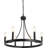 6 - Light Dimmable Wagon Wheel Chandelier-481397710