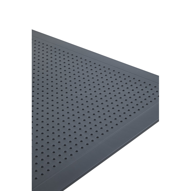 Merlyn 0cm H Slat Back Stacking Side Chair in Tortora, Anthracite