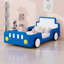 Race Car-Shaped Platform Bed With Decorative Wheels-68768333
