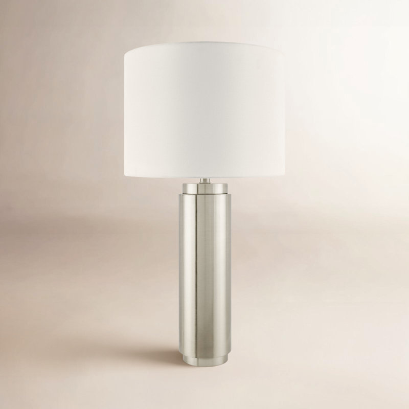 Andri Barrar Table Lamp, Silver