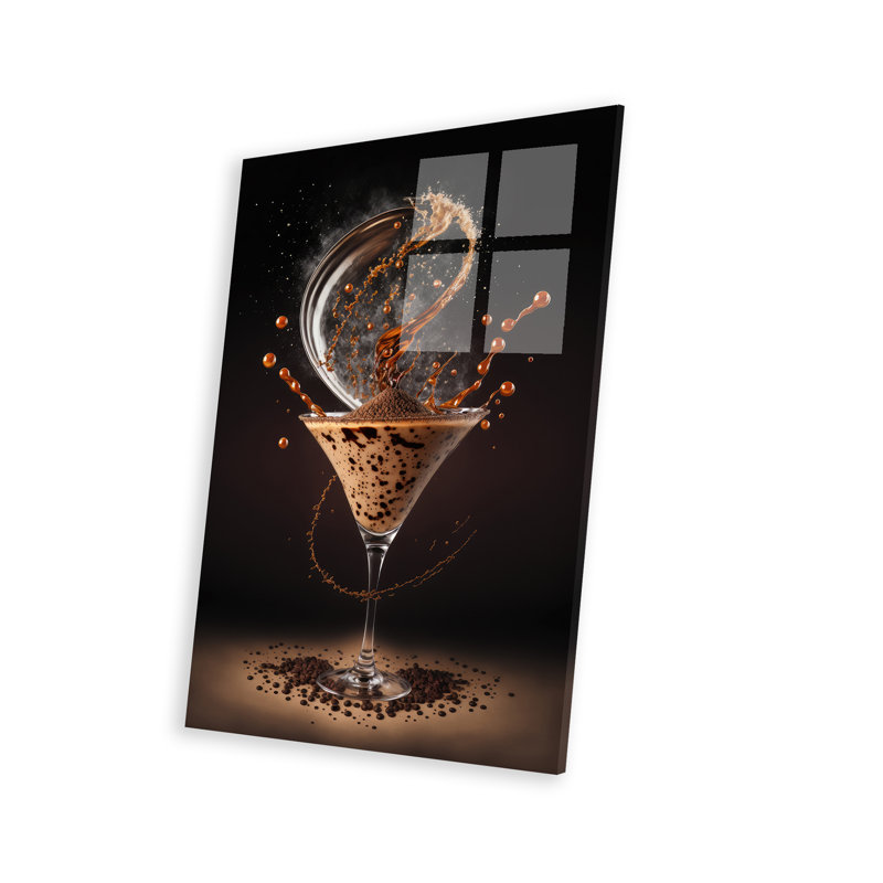 «Contemporary Twist», Espresso Martini sur plastique / acrylique par Spacescapes Peinture