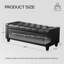 Faux Leather Upholstered Storage Bench-531835489