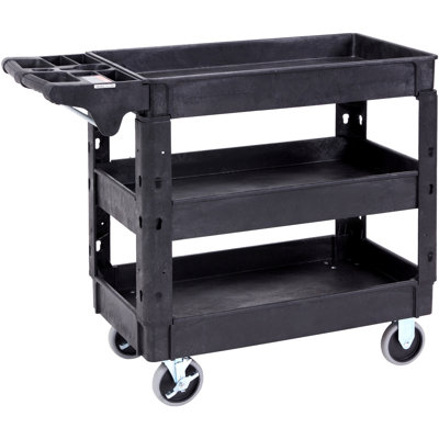 33.74'' H x 40.7'' W Utility Cart with Wheels