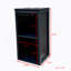 Armoire à vin modulaire avec huche et tablettes de rangement pour une organisation et une présentation polyvalentes.-1302725110