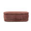 Banc rembourré en chenille avec rangement
