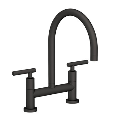 East Linear Kitchen Bridge Faucet