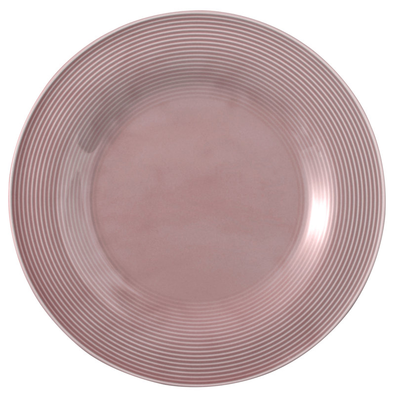 30cm Porcelain Dinner Plate, Pink