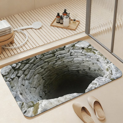 Tapis de bain minces antidérapants lavables à la machine