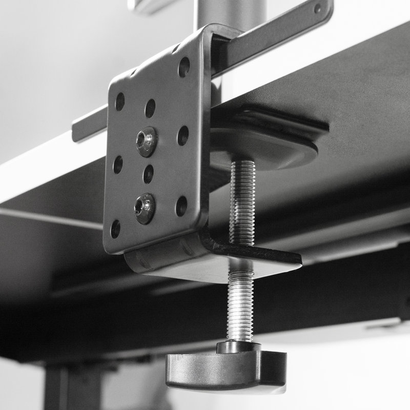 Black Steel Reinforcement Bracket Plate for C-Clamp Installations