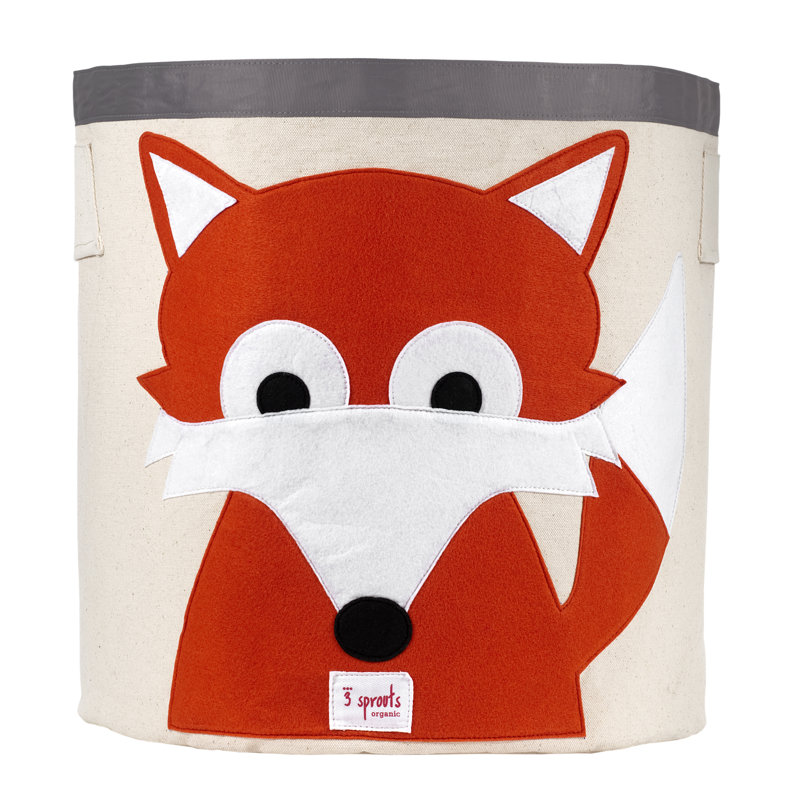 Fox Design Collapsible Kids Storage Bin