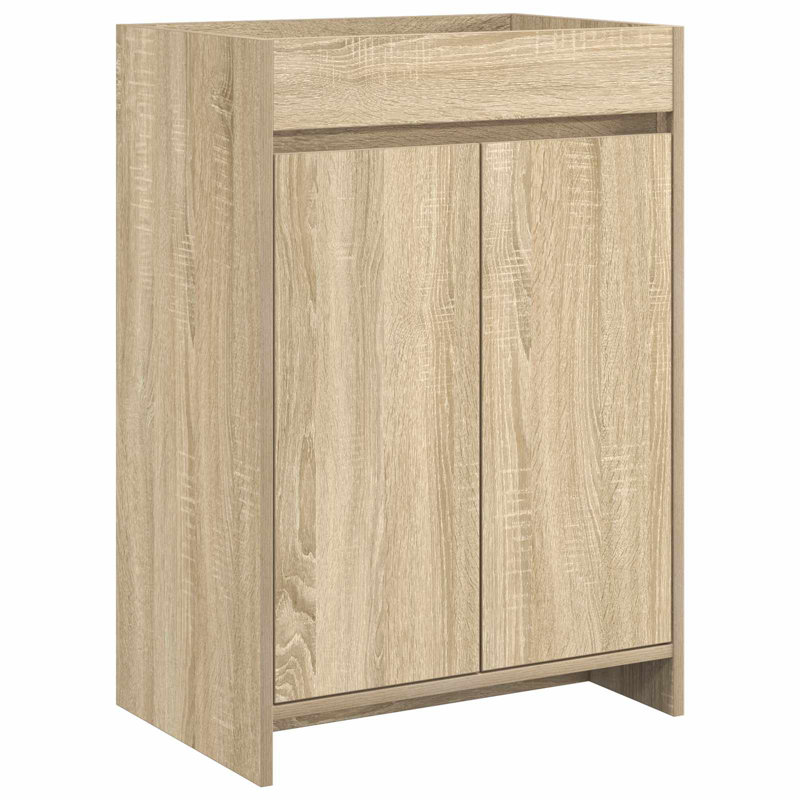 56cm Bathroom Vanity Base Only, Sonoma Oak