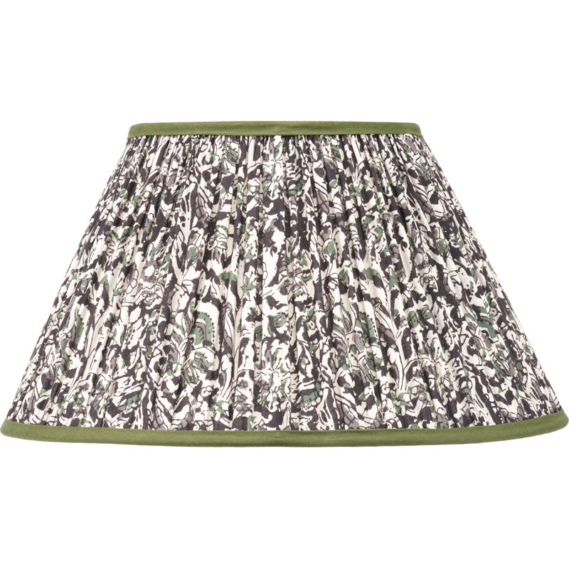 Cotton Empire Lamp Shade ( Uno ) in Green, 21" H x 40" W x 40" D