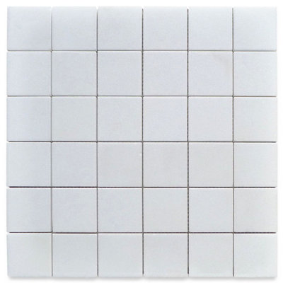 12" x 12" Marble Mosaic Sheet Subway Wall & Floor Tile