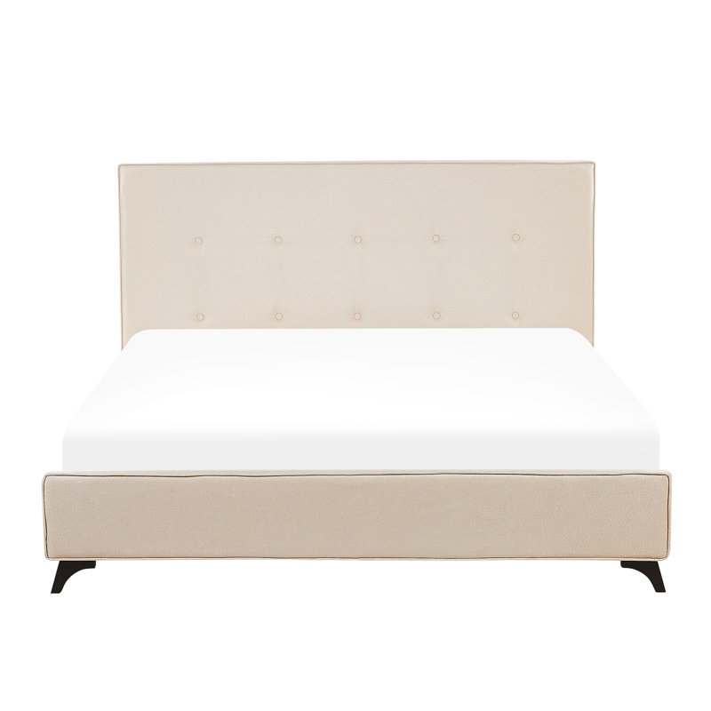 Upholstered Bed, 180 x 200cm, Beige