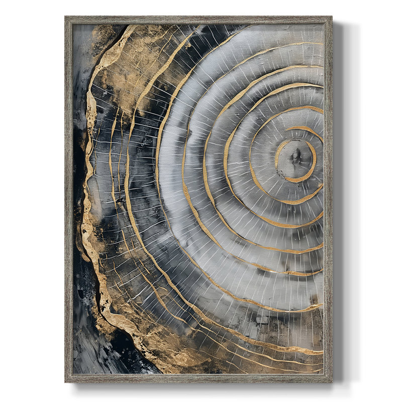Reproduction encadrée ABSTRACT Series CCLIX - bois massif, H 15 po x l 12 po