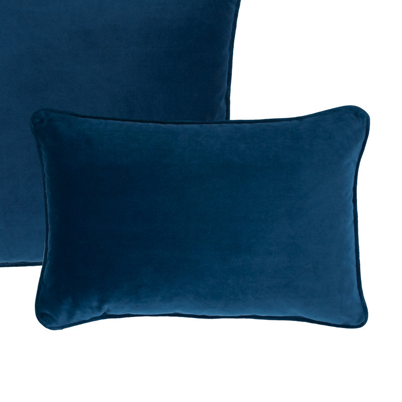Velvet Reversible Throw Pillow, Inka Gold, 13" x 20"