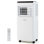 Le climatiseur portatif Costway 6500 Btu (10000 Btu Ashrae) refroidit jusqu'à 350 pieds carrés avec ventilateur et déshumidificateur