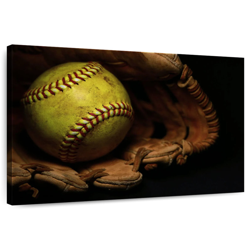 Sireci Softball And Glove, 8" H x 12" W