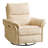 Oversized Power Recliner Chair Swivel Glider With Massage And Heat，Beige-332469548