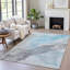Tapis bleu sarcelle lavable à la machine intérieur / extérieur Xhevrie-112132162