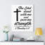 Lord Stood Me 2 Timothy 4:17 - Wrapped Canvas Print-554306554