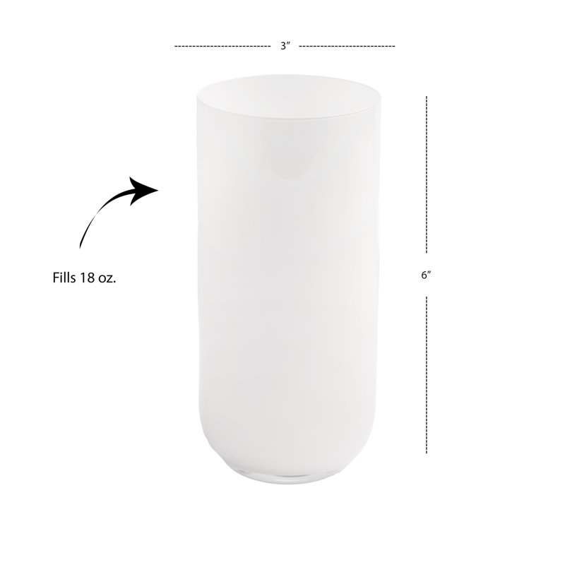 14 oz. Verre à boire, Blanc