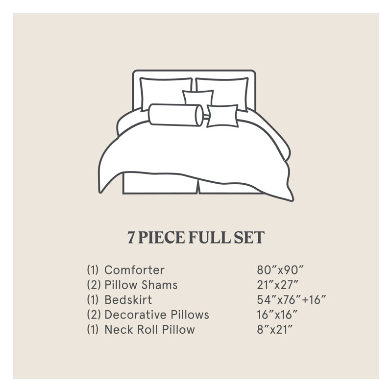 Sierra Brown/Red/Tan Aztec Print Western Rustic 7 Piece Comforter Set, Full Comforter + 6 Additional Pieces