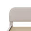 Lit plateforme en tissu d'ameublement Teddy