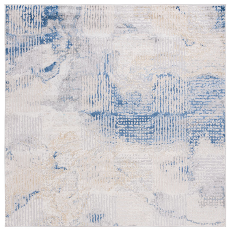 Palma Performance Abstract Rug, Runner 2'2" x 9'