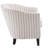 Upholstered Stripe Barrel Chair