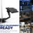VIVO 24” Pneumatic Pole Mounted Keyboard Tray, Full Motion, Height Adjustable
