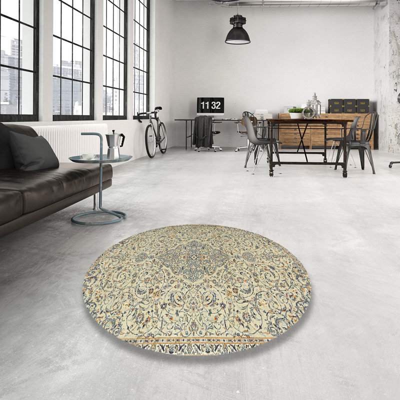 Driskell Oriental Indoor Rug, Round 7'