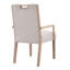 Ensemble de 2 chaises de salle à manger rembourrées avec accoudoirs-938475127