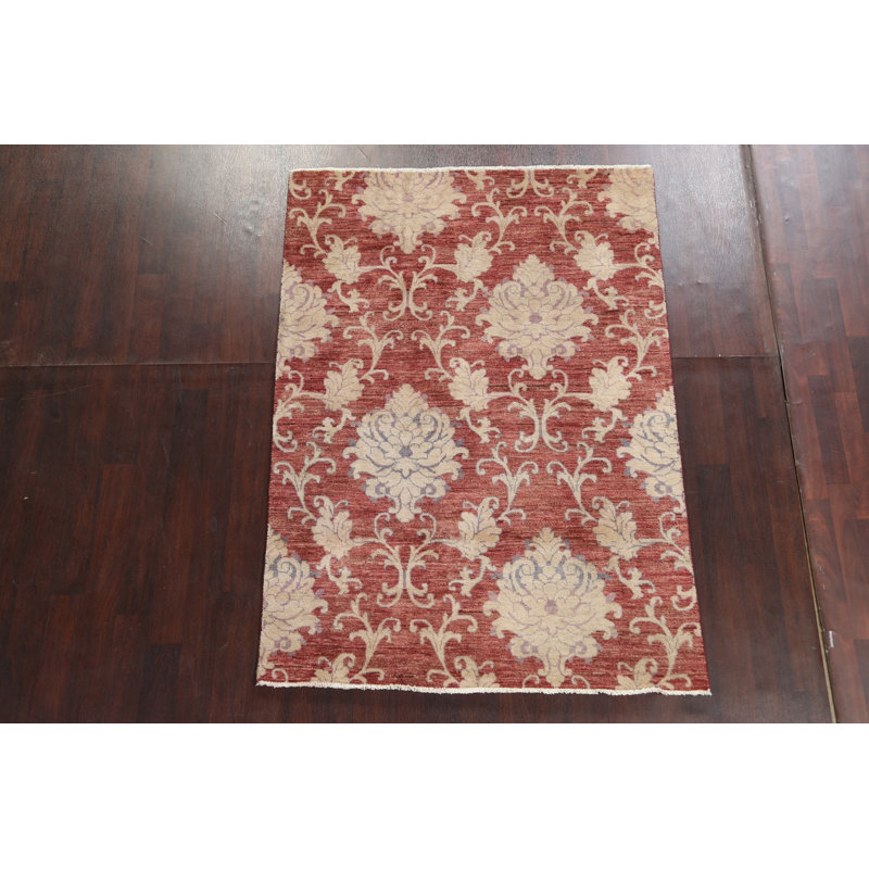 Tapis floral floral Gabbeh Kashkoli noué à la main 5 x 7