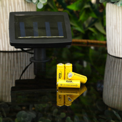 Remplacement des piles solaires NI-CD 120MAH 2/3 AAA