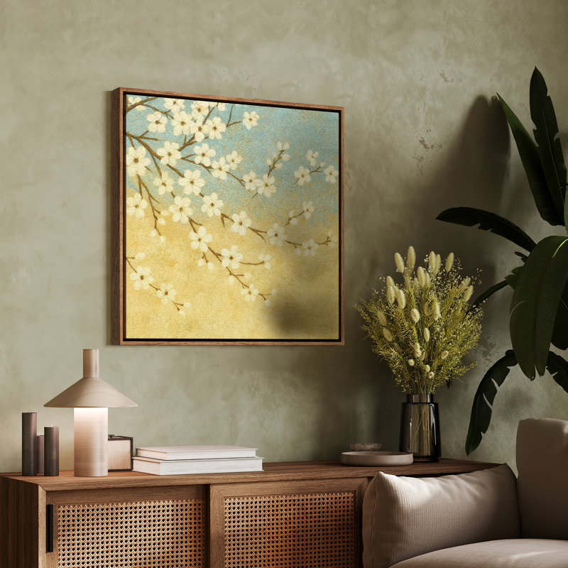 Art mural encadré abstrait rétro antique classique pour chambre à coucher, H 24 po x l 24 po, Naturel