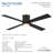 Falco 54" Led Flush Mount Ceiling Fan-116794730-116794732