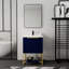 Meuble-lavabo autoportant avec lavabo en résine
