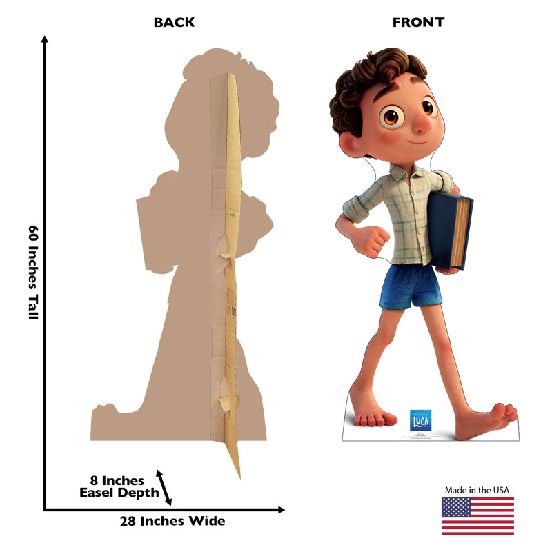 60'' Disney Pixar Luca Cardboard Standup Cutout