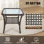 Table d'appoint de patio en osier pour l'extérieur-121642717
