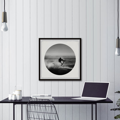 Airborne Surfer - Single Picture Frame Print