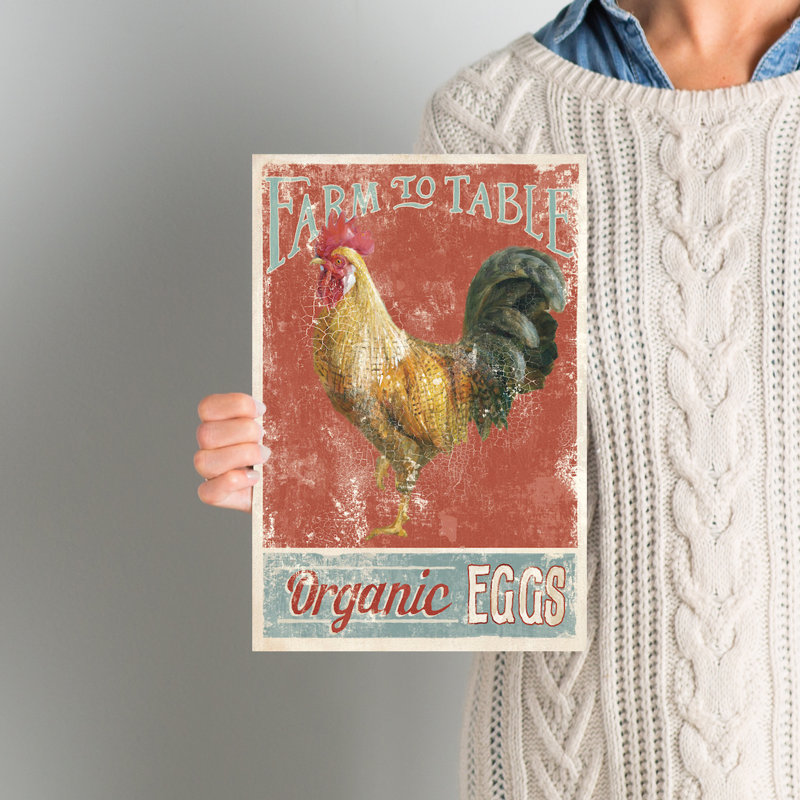 « farm nostalgie v », impression sur toile tendue, H 12 po x l 8 po x P 0,75 po, Toile tendue, Pas de tapis
