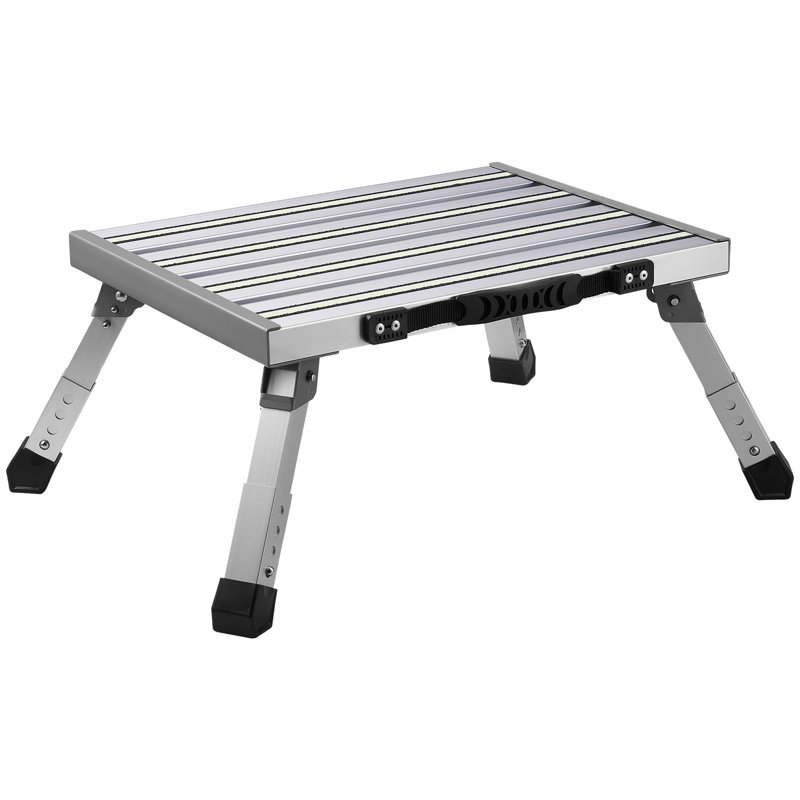 Escabeau léger pliant en aluminium à 1 marche Aadu