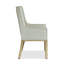 Chaise avec accoudoirs crème