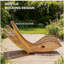 Chaise berçante en bois, chaise berçante d'extérieur