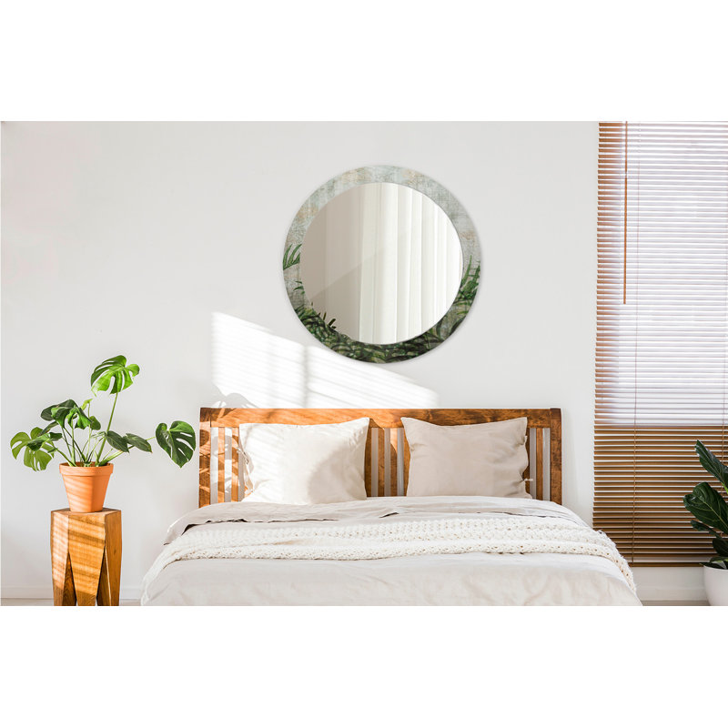 Huldar Glass Flat Wall Mirror