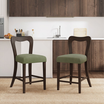 Ensemble de 2 chaises de salle à manger sans accoudoirs