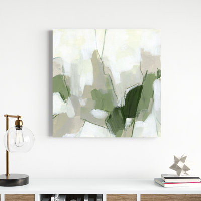 «Emerald Fragment II» par June Erica Vess - peinture sur toile tendue