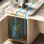 Table basse / bureau de direction en forme de L en pierre frittée Light Luxury-885206516